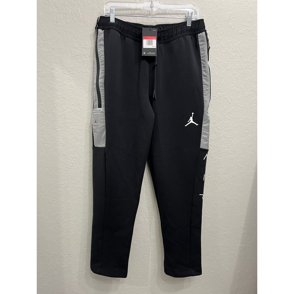 NWT Jordan Air Anti Gravity Dri-Fit Black Tech Jogger Sweats Men's Large
